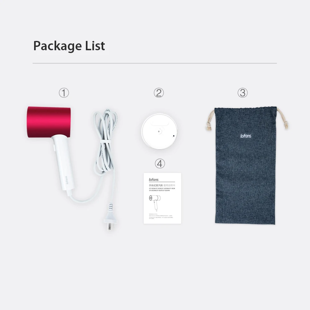 Xiaomi Lofans портативный отпариватель стальная ткань Паровая глажка щетка бытовой портативный отпариватель для одежды для путешествий Одежда для удаления морщин