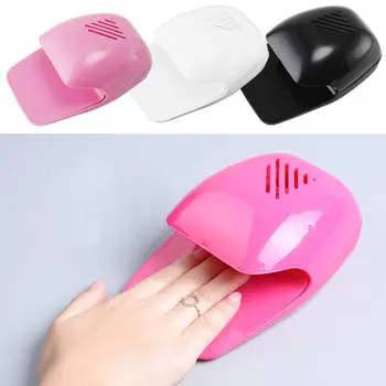 

3 Colors Nail Dryer Art Drying Blower Finger Toe Varnish Polish Paints Nail Art PVC AA Battery Power Nail Lamp