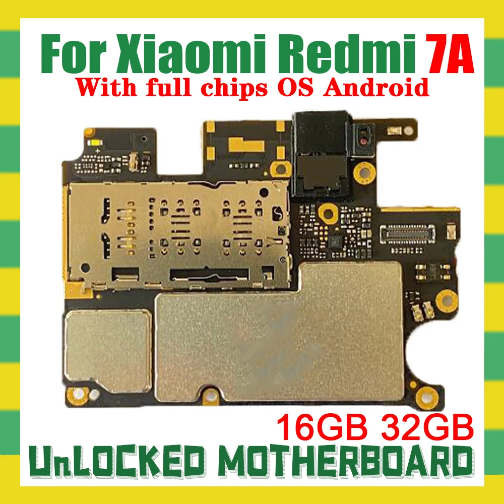 100% оригинальная разблокированная материнская плата для xiaomi Hongmi Redmi 7A логическая