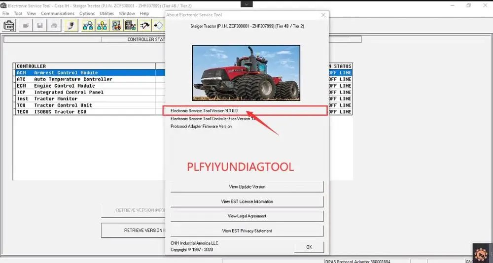cnh est software
