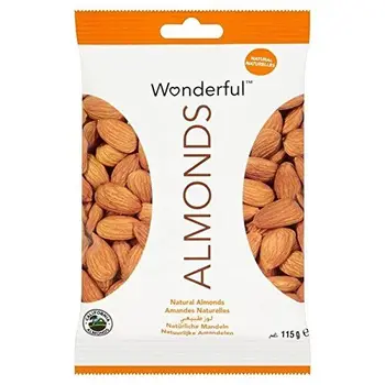

Wonderful 115g De Almendras Naturales (Paquete de 6)