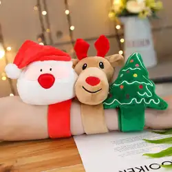 Прекрасный Рождественский похлопывающий браслет Рождественская елка Санта-Клаус детская Подарочная игрушка детский подарок Санта-Клаус