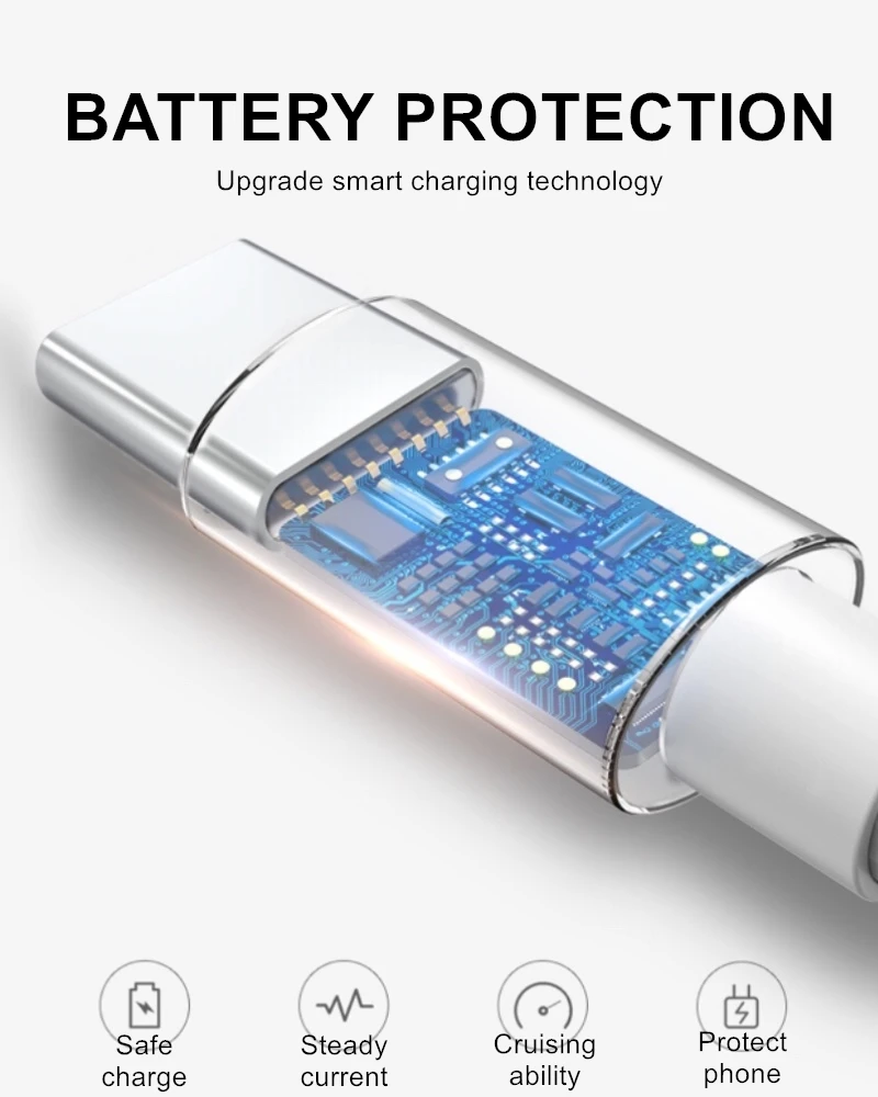 Быстрое зарядное устройство 3 А типа C для Xiaomi huawei, 1 м, 2 м, 3 м, кабель Micro USB для iphone, зарядный usb-кабель для samsung