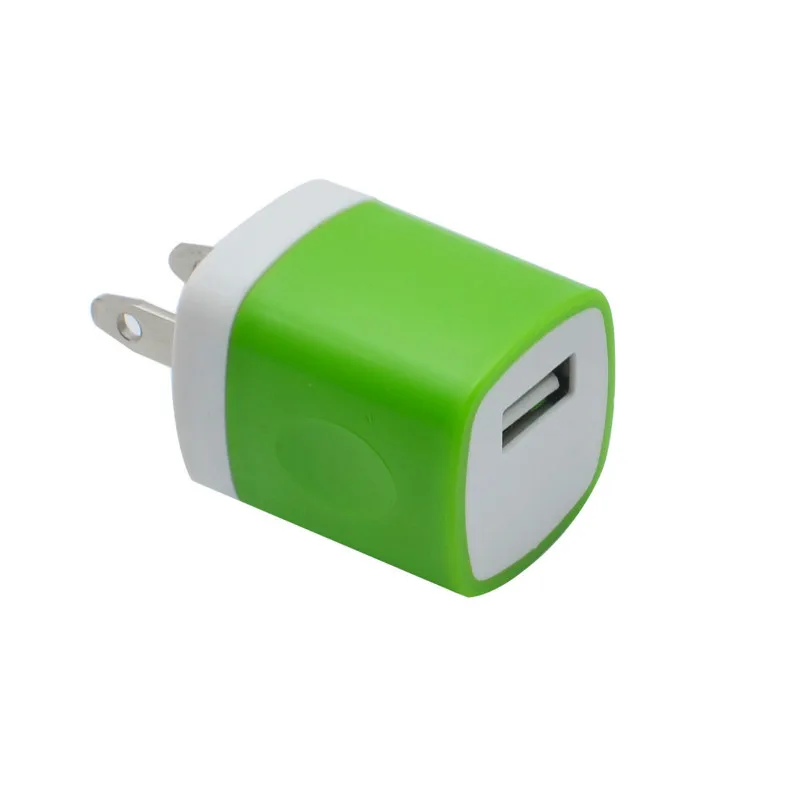 Colorful 5V 1A Mobile Phone Charger Charging Small Size for Iphone 8 Plus Samsung Galaxy S9+ Huawei Mate 20 X Usb Wall Charger