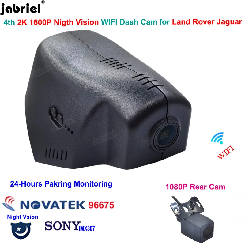 

2K 1600P WIFI Car Dvr Dash Cam for Land Rover Discovery Sport Range Rover Evoque Velar for Jaguar XE XEL XF XFL XJ XJL E F Pace