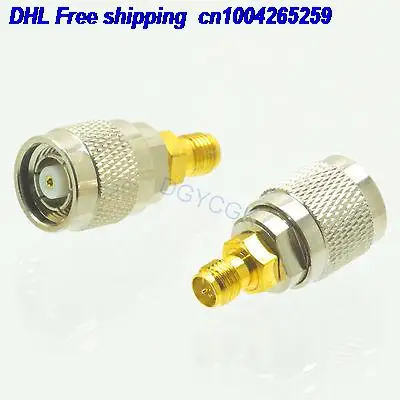 

DHL 100pcs Conversion Adapter RPTNC male M connector to RPSMA female F connector For Antenna connector 22ds