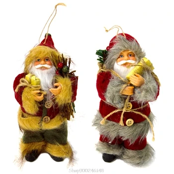 

Christmas Decoration Plush Santa Claus Ornaments Hanging Pendant Xmas Tree Fireplace Decor N04 20 Dropship