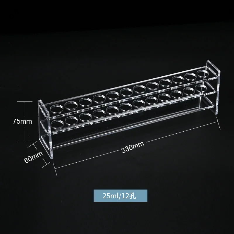 Lab Organic Colorimetric 10ml --100ml 12 Hole Thickened Chemical Laboratory Equipment Plastic Centrifugal Pipe Rack