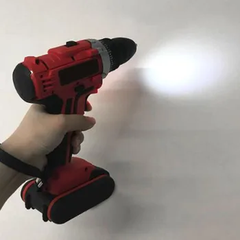 

20V Cordless Electric Drill Screwdriver 2 Speed 110-240V LED Light W/Charger