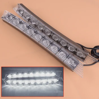 

beler NEW 2pcs 12V 9 LED Daytime Running Light DRL Fog Lamp Daylight Bar Fit For Audi A6 2005 2006 2007 2008