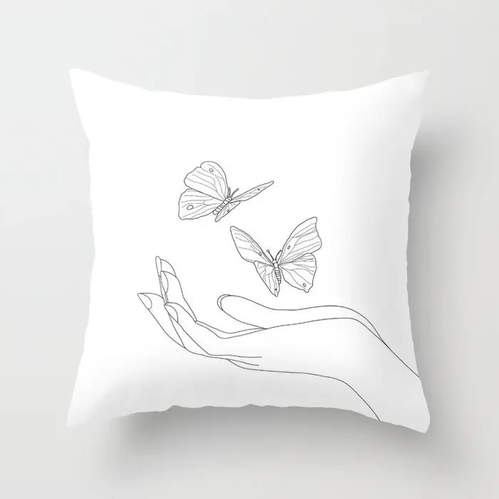 hand-and-butterflies-pillows