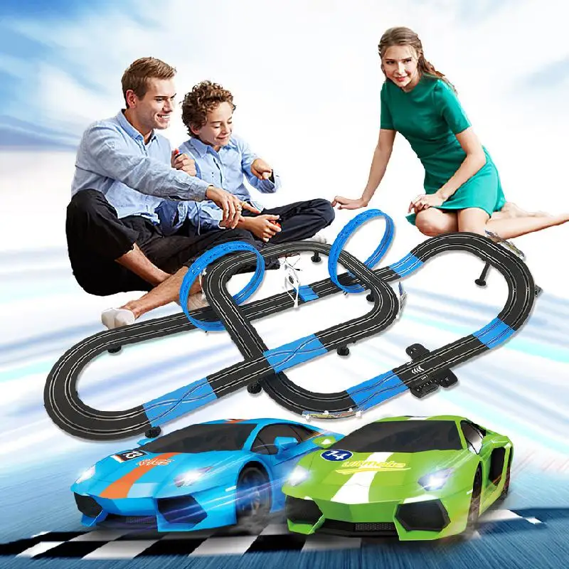 Double Electric Remote Control Toy Train Track Electric Automatic Regulation Circuit Car Racing Track Toy Set Boy Racing Track Double Electric Remote Control Toy Train Track Electric Automatic Regulation Circuit Car Racing Track Toy Set Boy Racing Track