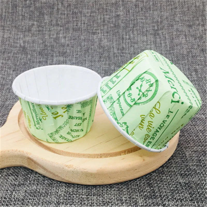 

Pastry Forms Cream Cupcake Paper Cup 50Pcs Cupcake Liners Paper Round Cake Baking Cups Muffin Cases For Home Party Wedding Wrap