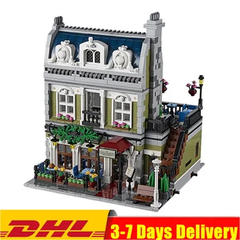 

15010 Creator Series The Parisian Restaurant Model Building Blocks Compatible 84010 10243 Classic Architecture Toy 84010