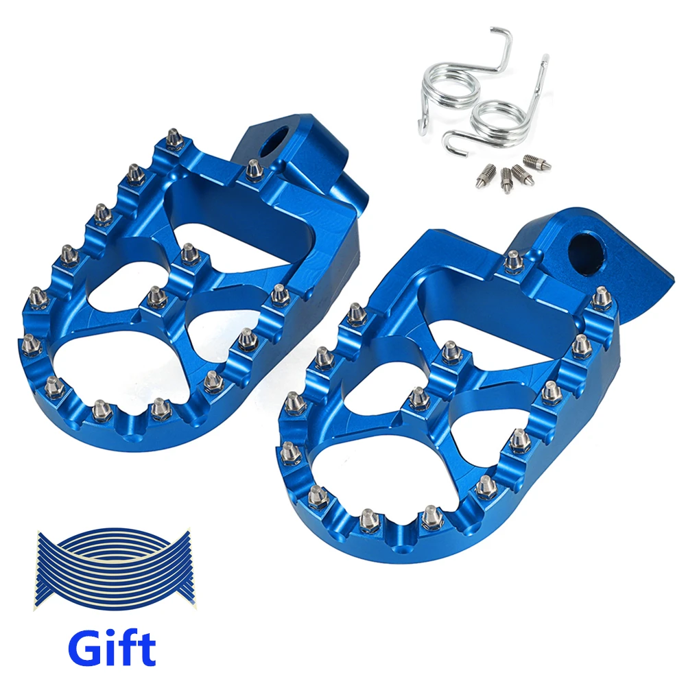 Мотоцикл подножки педаль, упор для ног с ЧПУ для Yamaha YZ65 YZ85 YZ125 YZ250 YZ250FX YZ450F YZ426F YZ400F WR250R WR250X WR450F