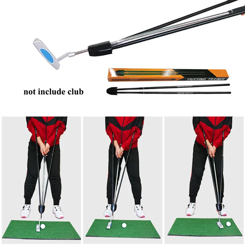 

Golf Trainer Beginner Gesture Alignment Correction Training Aids Metal Correct Practical Practicing Guide