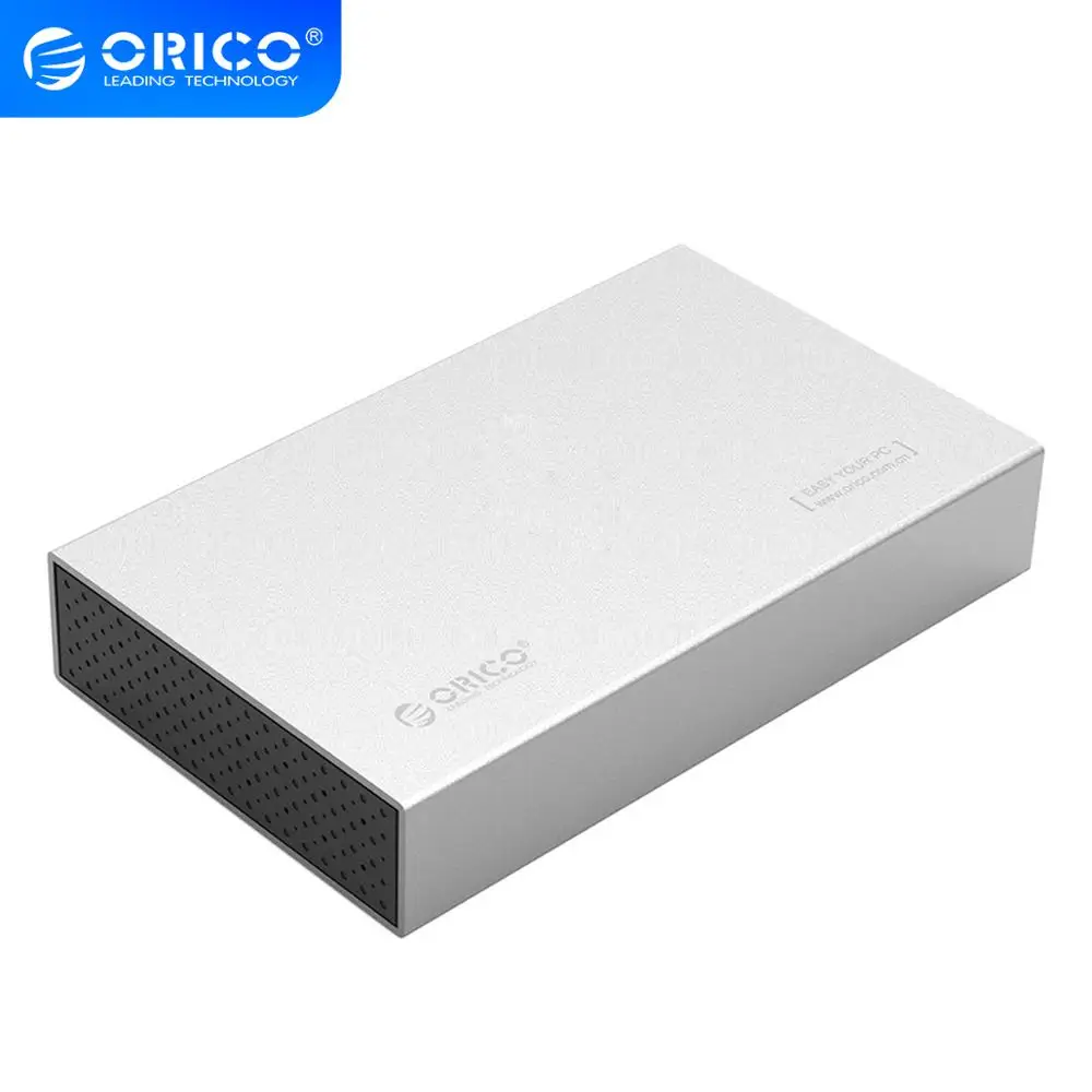 Корпус для жесткого диска ORICO 3 5 дюйма USB3.1 type C адаптер samsung коробка 10 ТБ макс.