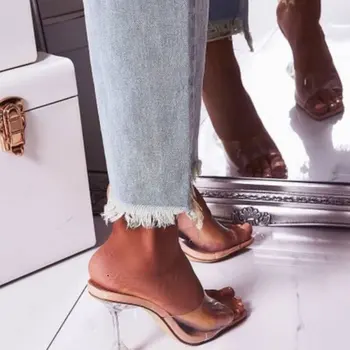 

2019 Cool Transparent High With Slipper 35-42 Code