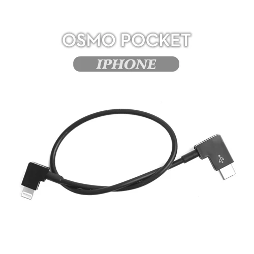 IOS DJI Osmo Карманный кабель передачи данных type-C на Android IOS ручной карданный камеры аксессуары линия подключения для Osmo Pocket - Цвет: IOS