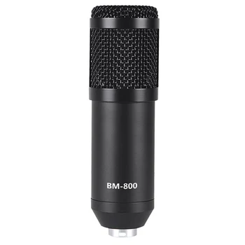 

New Microphone Sound Recording Condenser Microphones With Mount Bracket Microphone For Braodcasting Field Recording Dropshipping