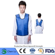Подлинная медицинская радиологическая защита 0,5 mmpb свинцовый Короткий Фартук рентгеновский гамма-луч Излучения защитный Удобный Короткий Фартук
