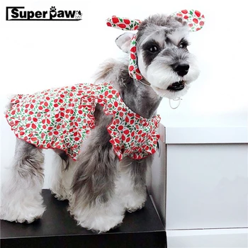 

Pet Dog Puppy Dress Summer Cool Clothing Hair Band For Small Medium Dogs Chihuahua Pomeranian Yorkie Cute Skirt Clothes YHC39