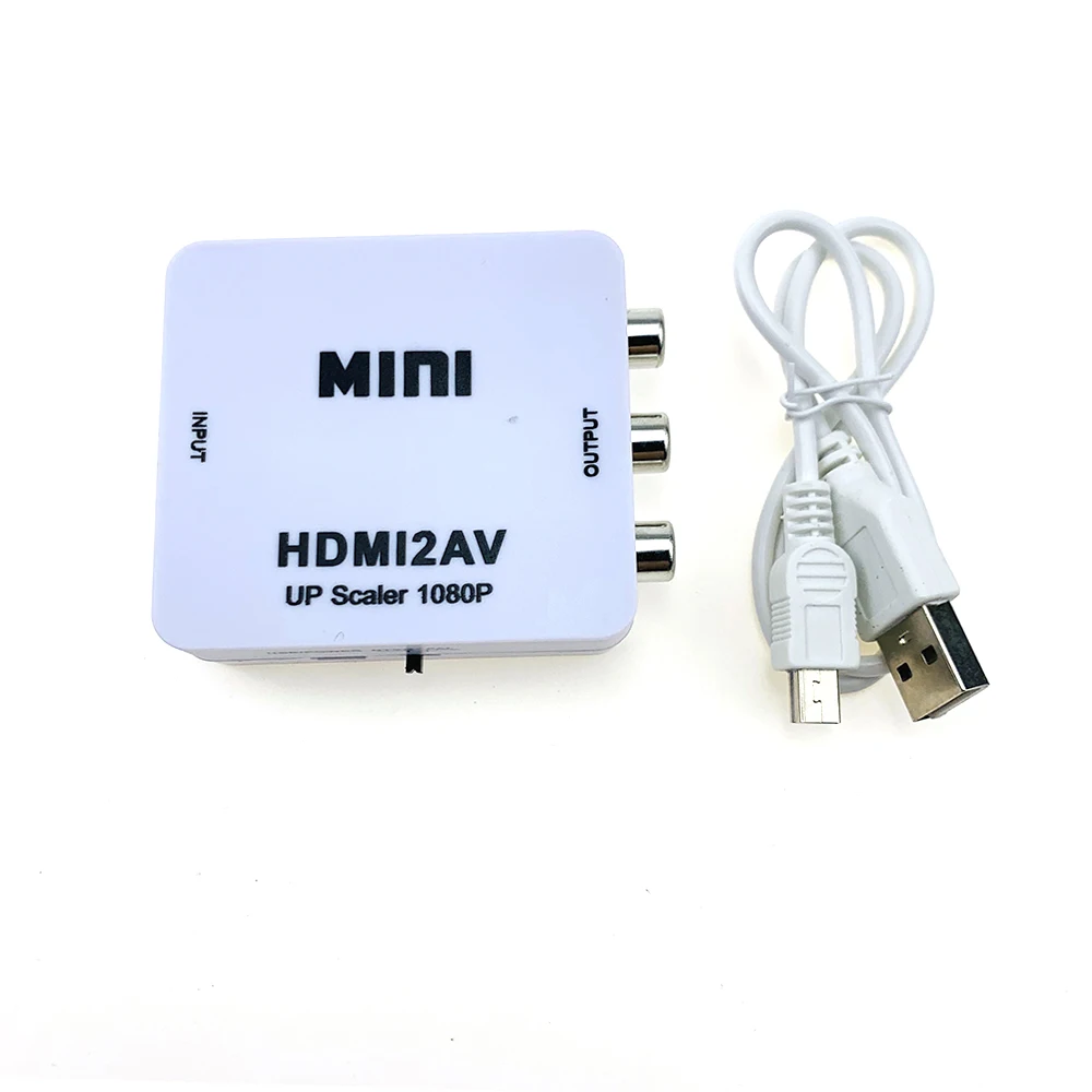 Конвертер HDMI в VGA 1080P с аудиоразъемом HDMI2VGA для ПК ноутбука HDTV проектора конвертер 2