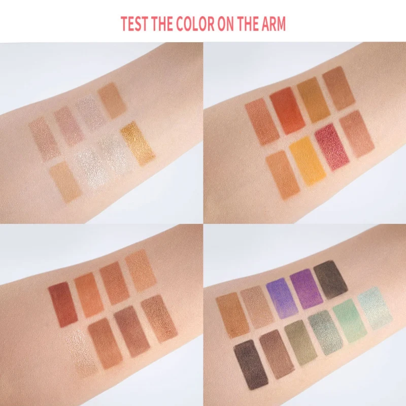 35-Цвет Shimmer матовые тени для век Палитра Водонепроницаемый устойчивый к пятнам легко Цвет тени для век(56 гр