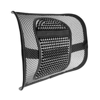

Mesh Back Support Universal Car Seat Home Office Chair Massage Lumbar Support Waist Cushion