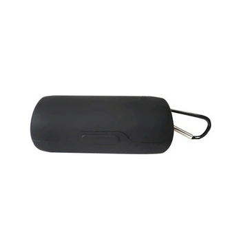

Silicone Protective Cover for BOSE SoundSport Free Wireless Bluetooth Headset Case with Mountaineering Buckle(Black)