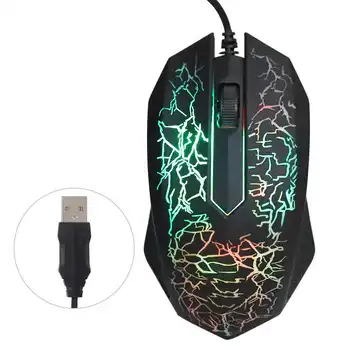 

Wired Gaming RGB Mouse 2000DPI Optical USB Gaming Mouse Home Office Mice for Desktop Notebook Computers