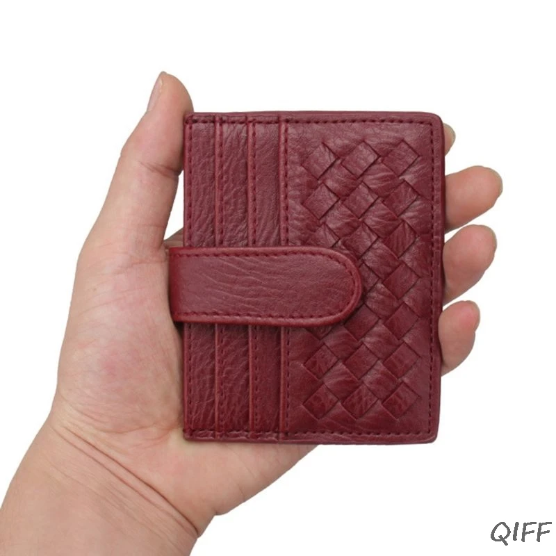 Fashion Slim Leather Credit Card Holder Cards Case Pocket Wallet Organizer