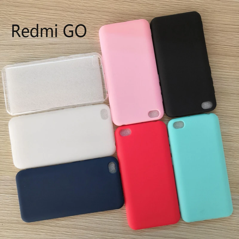Crystal Clear and Candy silicone Soft TPU Case For Global Version Xiaomi Redmi GO 5.0 Mobile Phone back cover Redmi GO case