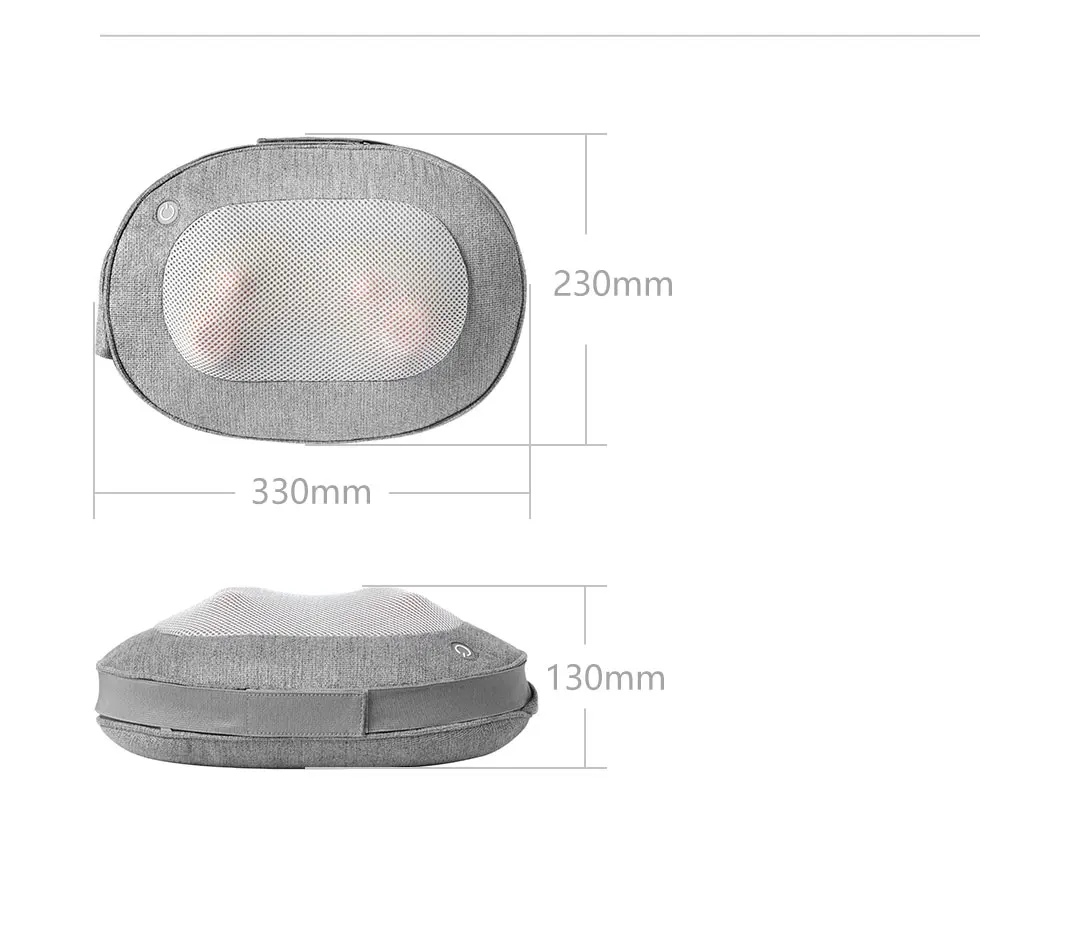 Xiaomi Lejia Massage Pillow Sleek Minimalist Design Constant Temperature Hot Pressure Whole Body Available One Button Control