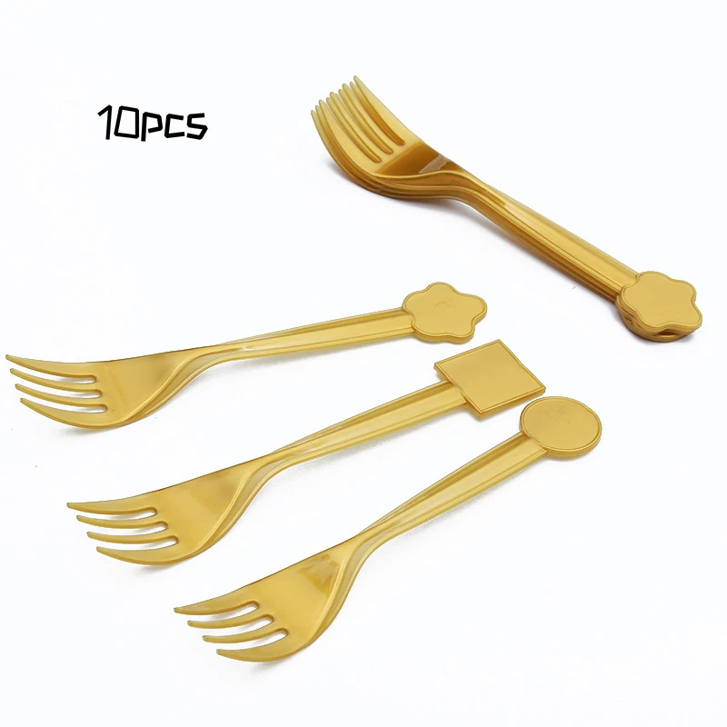 fork Посуда бронзовая Девушка Вечерние розовая серия День Рождения Салфетка под тарелку кружку розовая тема мероприятия Свадебная вечеринка принадлежности - Цвет: fork