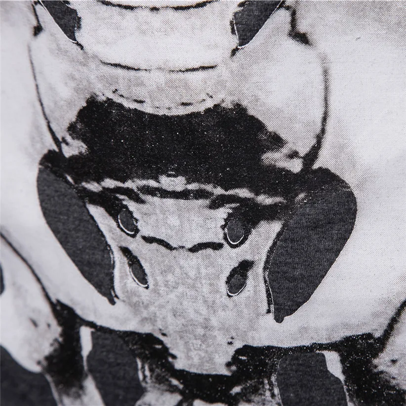 Мужская толстовка с капюшоном с принтом в виде маски страшного скелета, Мужская Подростковая рубашка с длинными рукавами, осенне-весенние облегающие топы, Мужская одежда, 9NOV