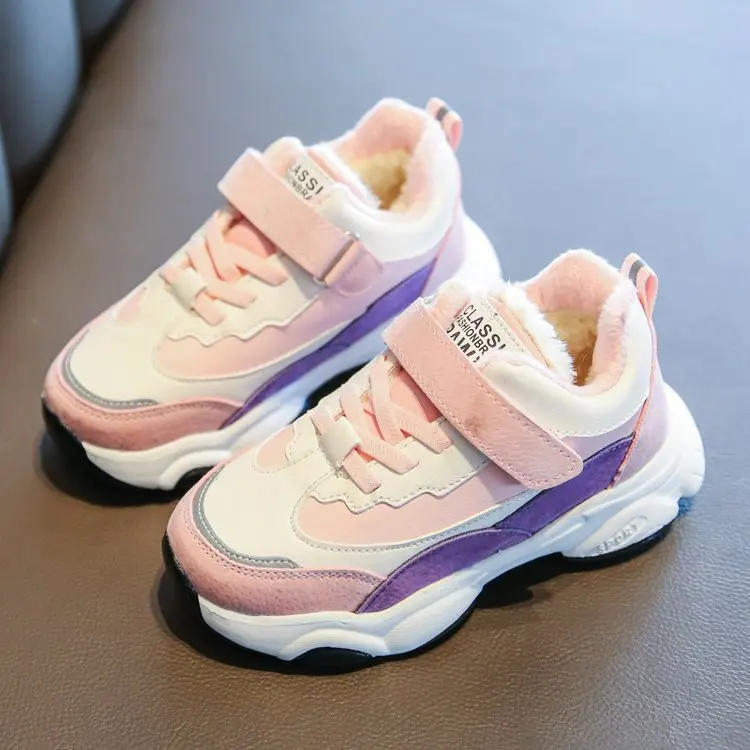 

Children Sports Shoes 2019 Winter Girls New Style Korean-style INS Dad Trendy Shoes BOY'S Casual Versatile Running Shoes