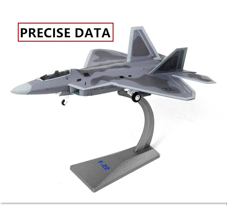 Terebo 1: 72 модель самолета F-22 истребитель моделирование готовые украшения Военная Модель самолета Модель Коллекция подарков