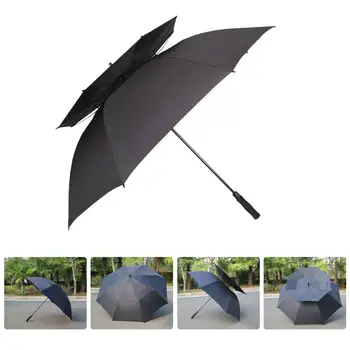 

Business Golf Umbrella Windproof Oversized Automatic Open Umbrella Large Double Canopy Men's Umbrella