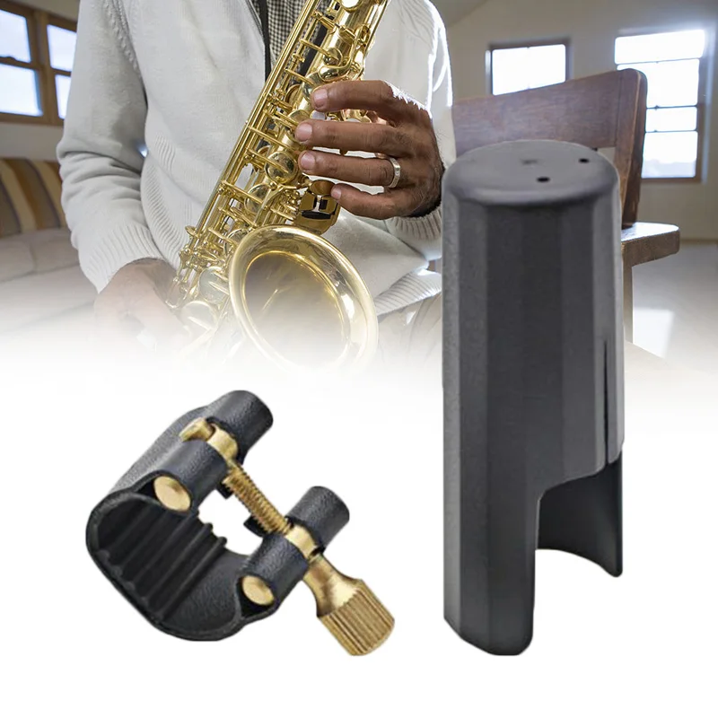 Sax мундштук клип и крышка лигатуры Для альт саксофона E плоский инструмент