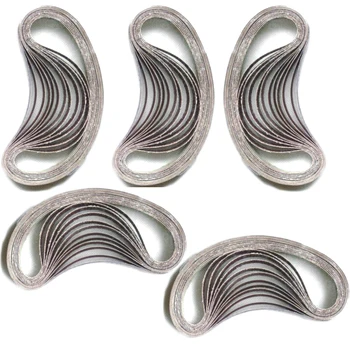 

60pcs Sanding Belts 40/60/80/120/180/240Grit For Black&Decker Power Files Bd