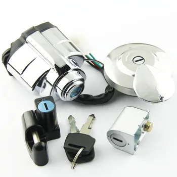 

Ignition Switch Fuel Gas Cap Seat Lock Key Kit For Honda VT250 Magna250 Steed400 VT600 Shadow400