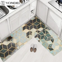 Quality Kitchen Carpets PVC Leather Floor Mats Tatami Waterproof Oil proof Kitchen Rugs Large Floor Carpets Doormats Bedroom