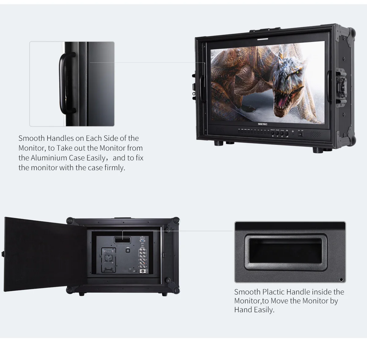 Description Picture 6 of item21.5" IPS Full HD 1920x1080 Carry-on Broadcast Director Monitor with 3G-SDI HDMI AV YPbPr P215-9HSD-CO