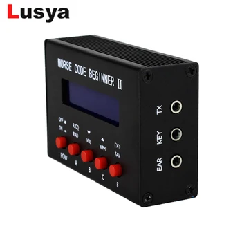 

NEW 1PC Morse Code Trainer LCD Telegraph Short Wave Radio Station CW Auto Key Radio Transmitter C3-010