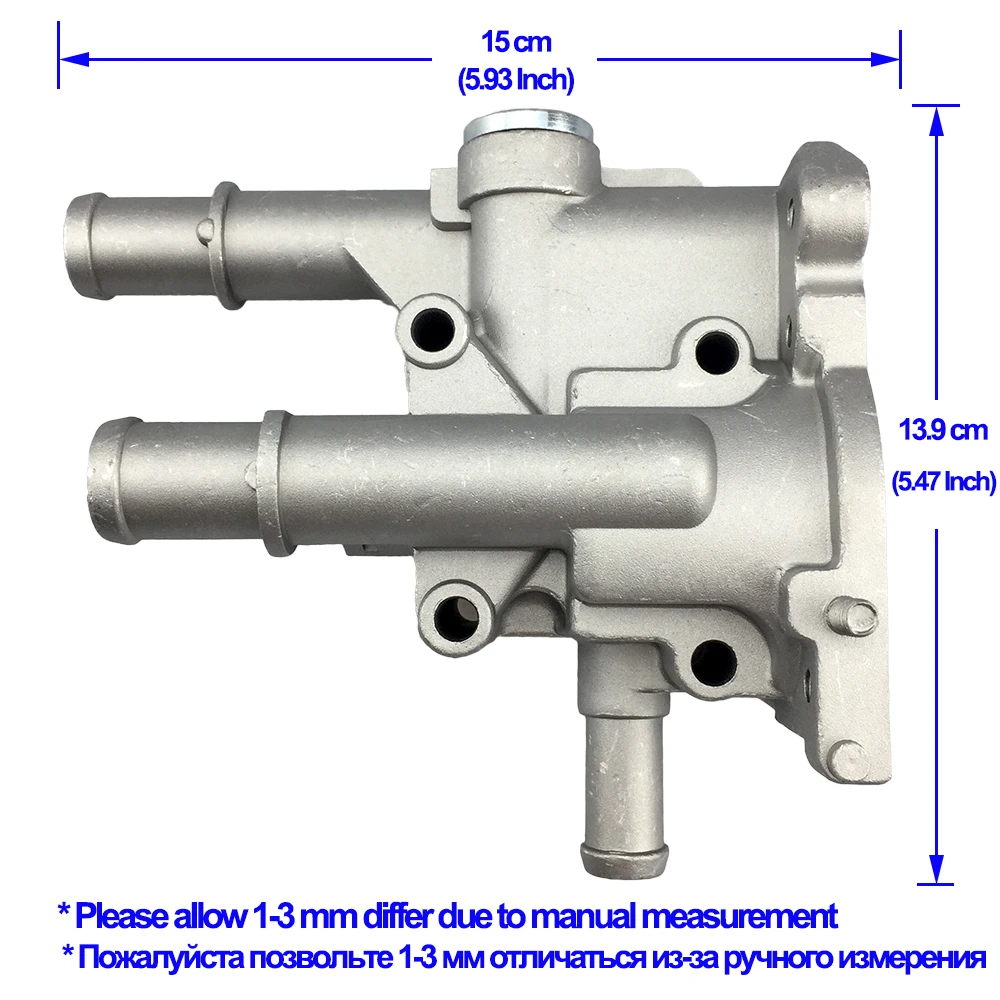 ZeroClearance 96984103 96817255 алюминиевый корпус термостата для Opel Astra Zafira Signum Moka Chevrolet Cruze Aveo Orlando