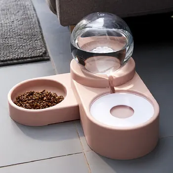 

Pet Supplies New Bubble Pet Bowls Food Automatic Feeder Fountain Water Drinking for Cat Dog Food Feeding Container Feeder Pet