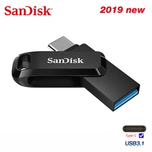 Sandisk Ultra Dual OTG USB флеш-накопитель SDDDC3 type-C 128 Гб 64 ГБ 32 ГБ флеш-накопитель USB3.1 для смартфонов