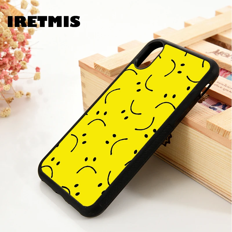 Iretmis 5 5S SE 6 6S Мягкий ТПУ силиконовый резиновый чехол для телефона iPhone 7 8 plus X Xs 11 Pro Max