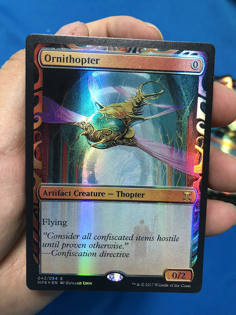 Ornithopter Kaladesh изобретения мага ProxyKing 8,0 VIP прокси-карты для сбора каждой карты mg